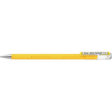 Pentel Mattehop Bolígrafo De Gel 0.5 Mm Color De Escritura Amarillo