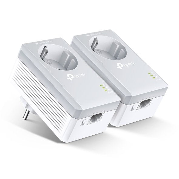 Adaptador Powerline Tplink Tl Pa4010p Kit 600mbps Alcance 300m Pack De 2