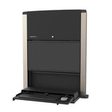 Carefit 24-Inch Sit-Stand Enclosure, Matte Negro
