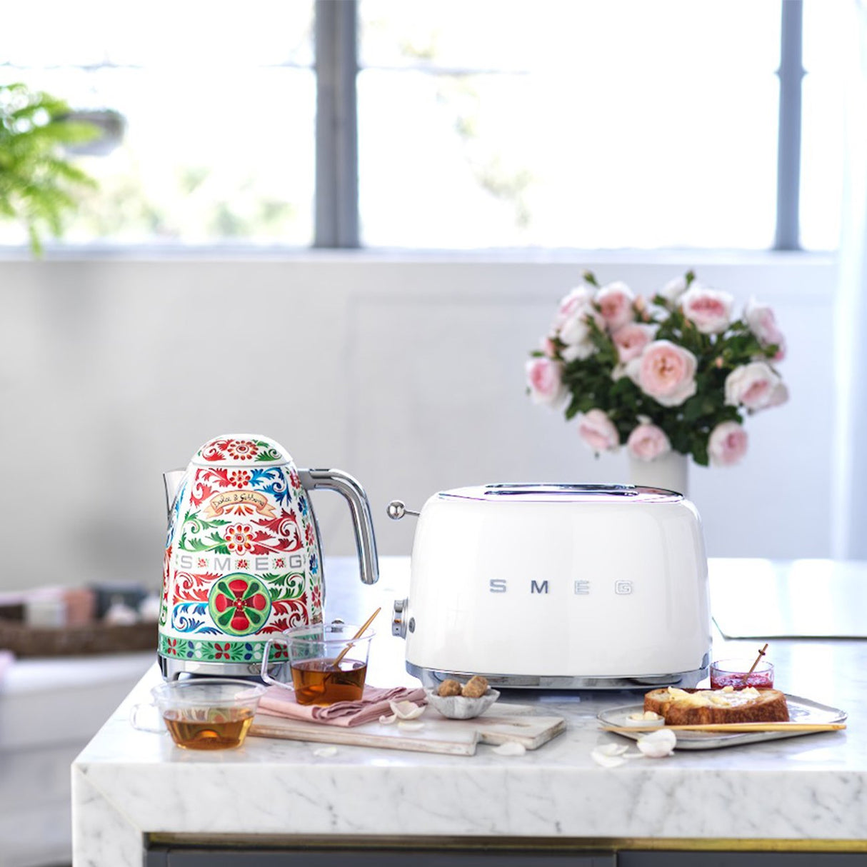 EAN 8017709231057 - Smeg TSF01WHEU tostadora 6 2 rebanada(s) 950 W Blanco imagen 7