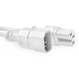 EAN 8716065467727 - ACT Powercord C14 - C15 white 2 m Blanco C14 acoplador C15 acoplador imagen 1