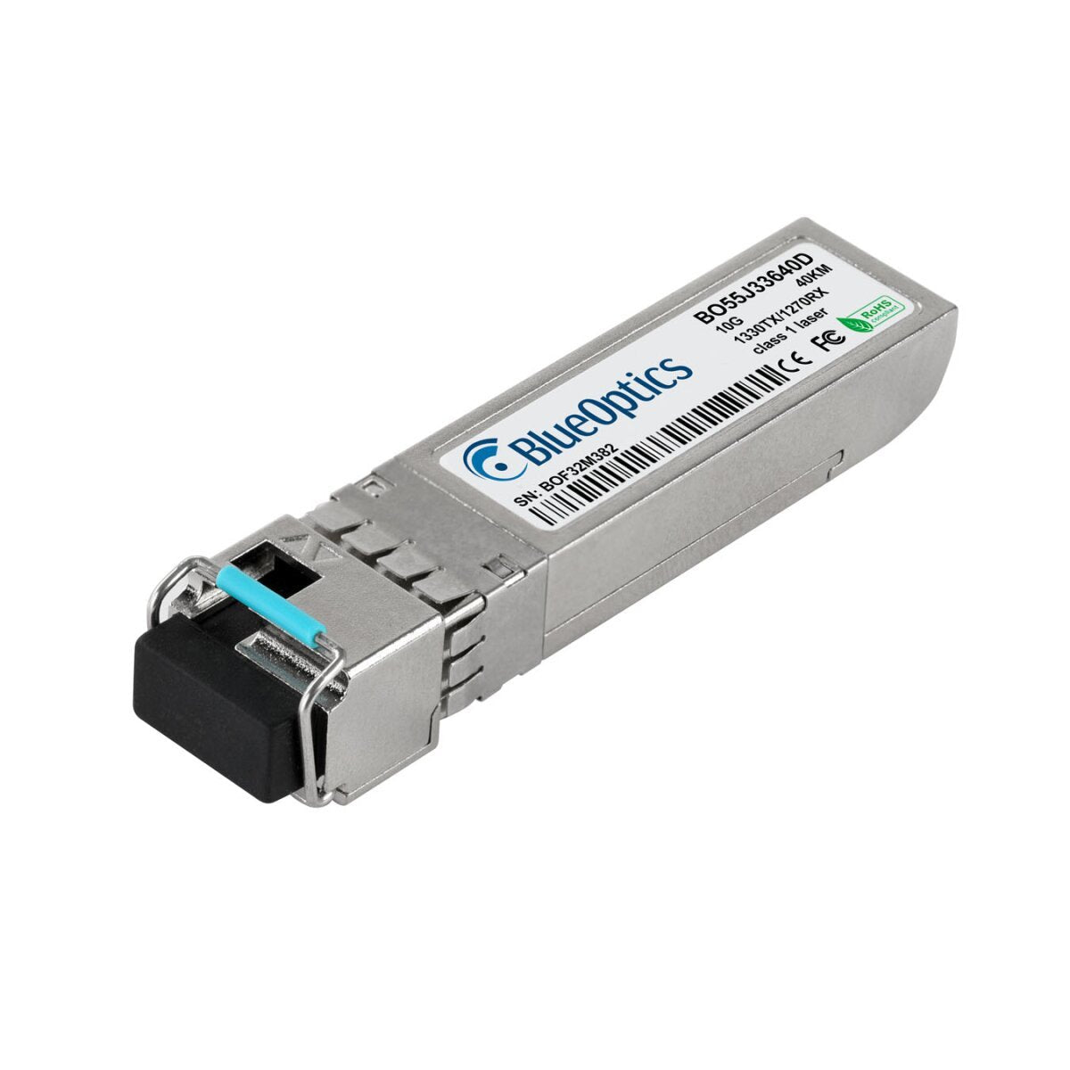 Blueoptics Allied Telesis At-Sp10bd20-I-13 Blueoptics Bo55j33620d Sfp+ Bidi Transceiver, Lc-Simplex, 10gbase-Bx-D, Singlemode Fiber, Tx1330nm/Rx1270nm, 20km