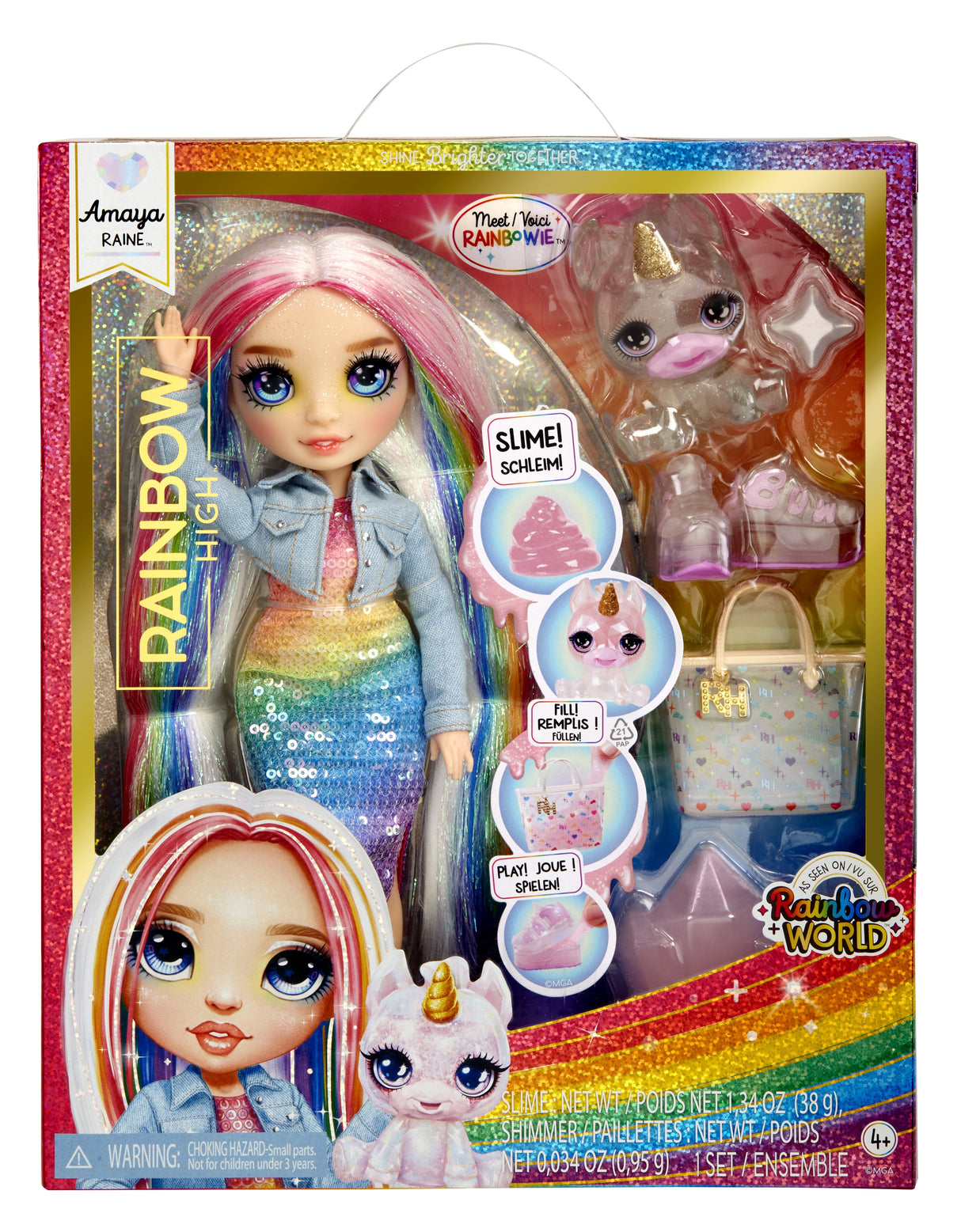 Muñeca Clásica De Alta Costura Rainbow De Mga Entertainment: Amaya, Muñeca   120230-Eu