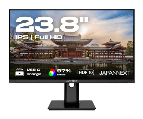 EAN 4589511163313 - JAPANNEXT JN-IPS238FHDR-C65W-HSP pantalla para PC 60,5 cm (23.8") 1920 x 1080 Pixeles Full HD LED Negro imagen 5