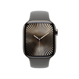 Apple Watch Series 10, Smartwatch Titan Natur, Caja De Titanio, 42 Mm, Correa Deportiva Gris Piedra M/L, Cellular Mwxe3qf/A