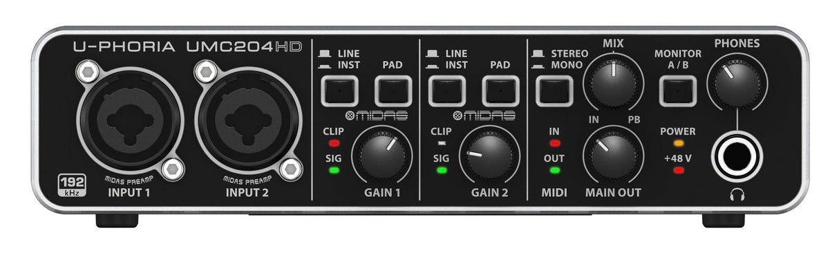 Behringer Umc204hd Equipo De Música Adicional