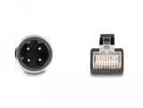 Delock Cable De Red M12 D-Kodiert 4 Pin Macho A Rj45 Macho 50 Cm