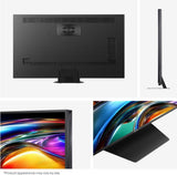 164,0cm 65" (3840x2160) Hisense 65ur9ds Smart Tv 4k Rgb Miniled 6ms 170hz Hdmi Usb-C Lan Hdr Vesa Wifi Bluetooth Black Grey