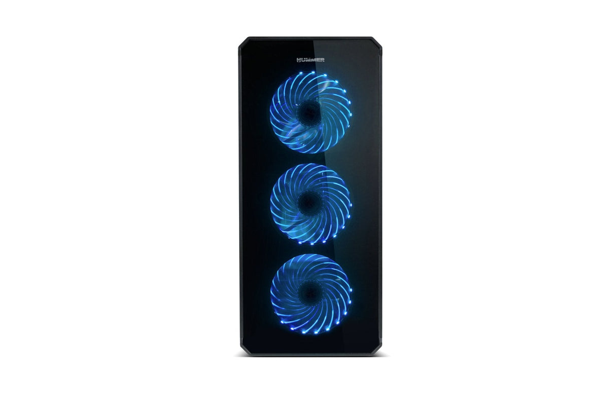 Caja Pc Nox Atx Hummer Tgx. Torre. Cristal Templado Usb 3.0 Con Ventiladores