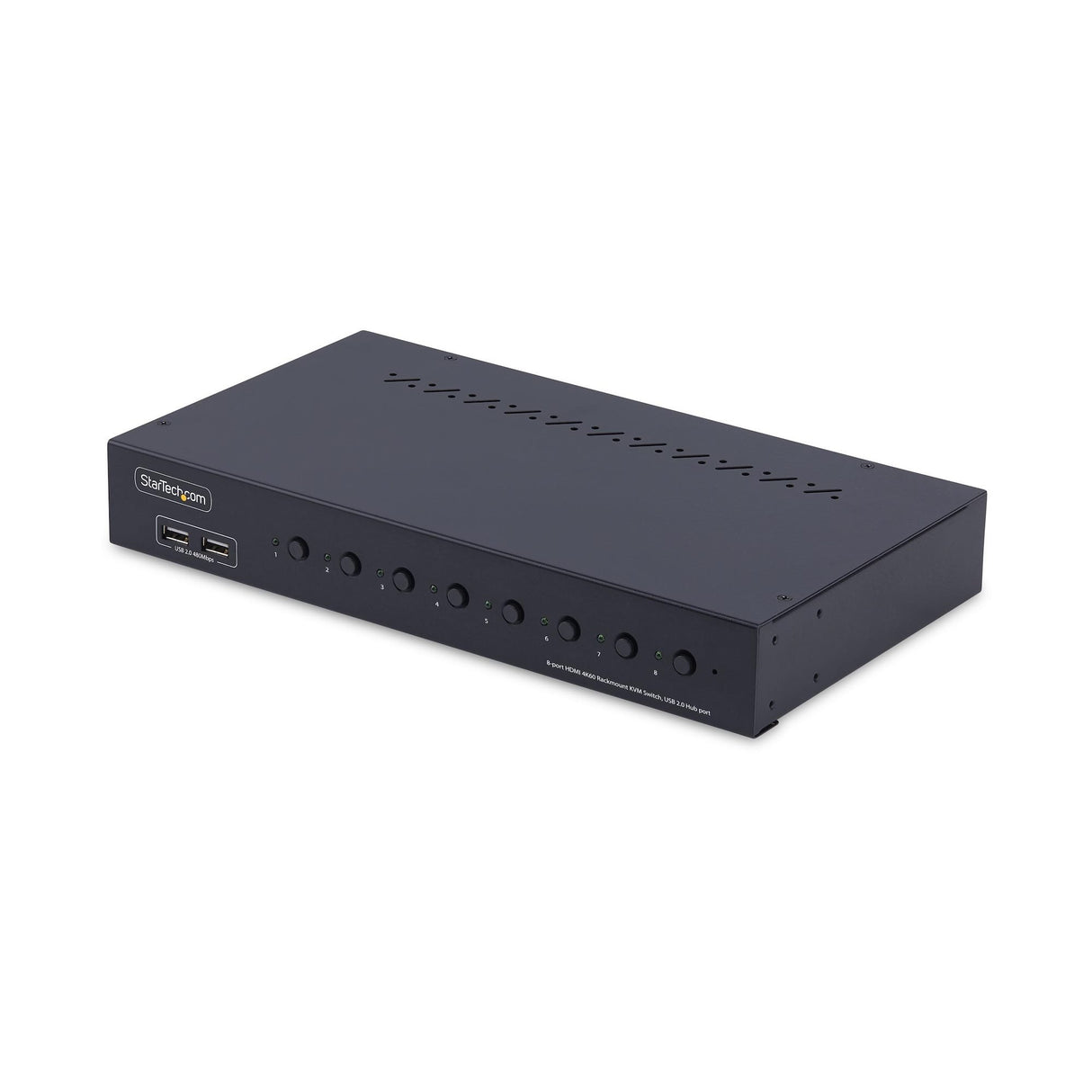 EAN 0065030907231 - StarTech.com R8AH202-KVM-SWITCH interruptor KVM Montaje en rack Negro imagen 1