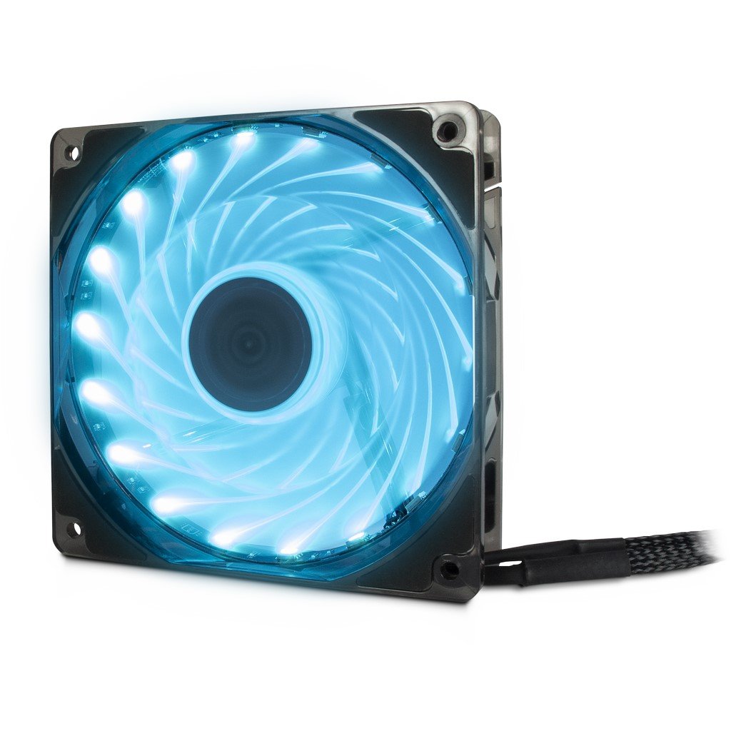Inter-Tech L-12025 Aura Carcasa Del Ordenador Ventilador 12 Cm Negro
