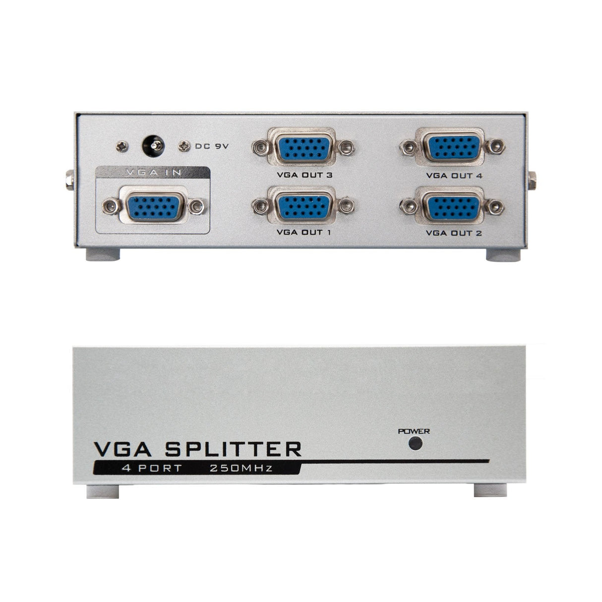 Vga Duplicador (Splitter) Para 4 Monitors Con Alim.