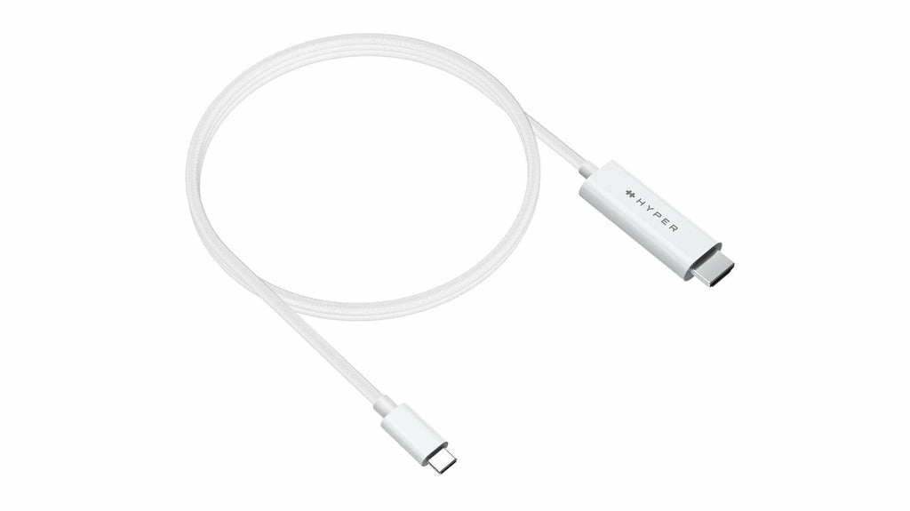 Cable Hyper 4k Usb-C A Hdmi - Blanco