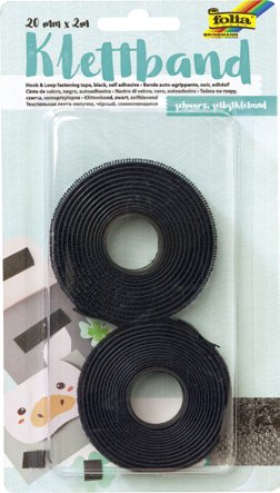 Folia Cinta De Velcro Negro