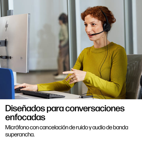 EAN 0199896046411 - HP Poly Mission 415 Monaural USB Wired Headset Negro imagen 7