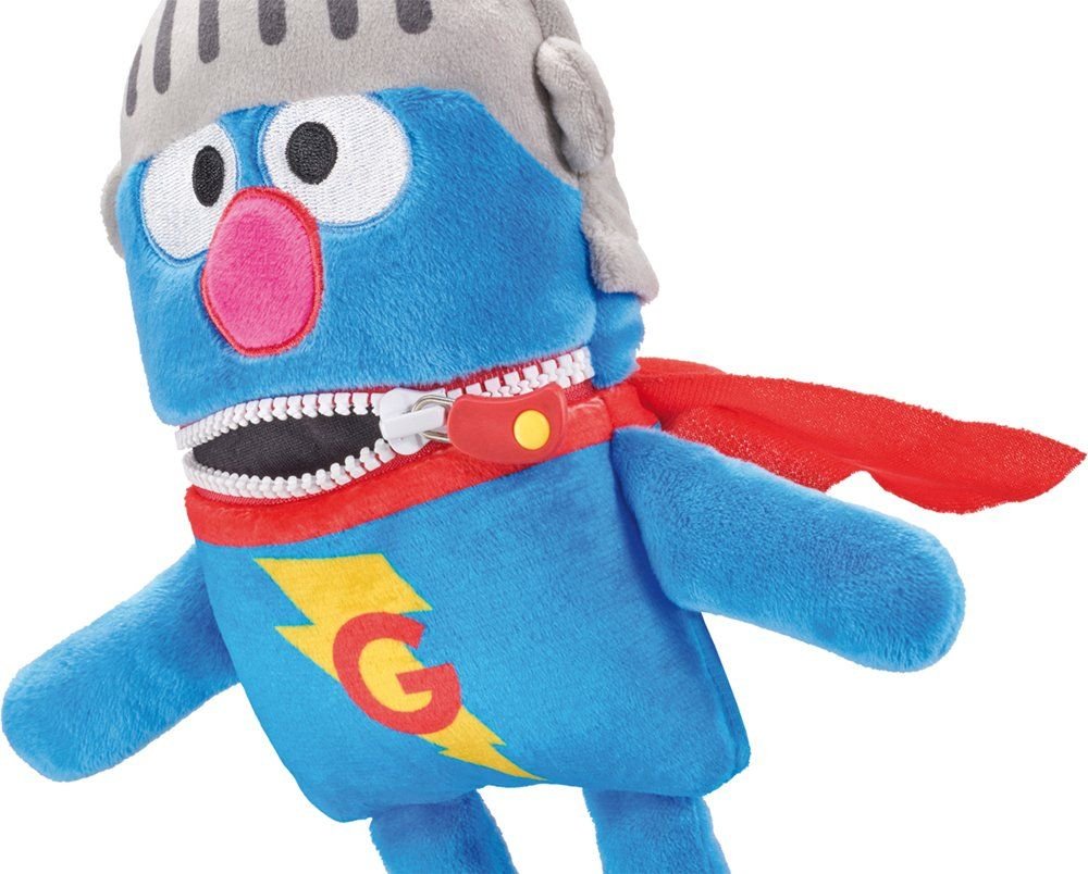 Schmidt Spiele Barrio Sésamo: Worry Eater Super-Grobi, Peluche 34 Cm 42557