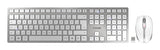 EAN 4025112095344 - CHERRY DW 9100 SLIM teclado Ratón incluido Universal RF Wireless + Bluetooth QWERTZ Alemán Plata imagen 1