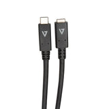 Usb-C Extension Cable 2m Black Cable Black Usb-C Extension Cable