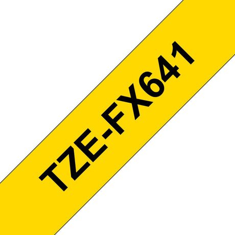 EAN 4977766692083 - Brother TZE-FX641 cinta para impresora de etiquetas Negro sobre amarillo TZ imagen 1