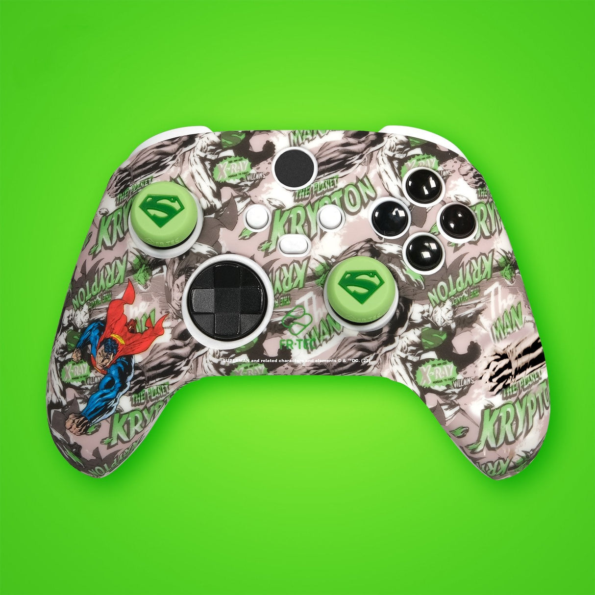 Xbox Dc Kit Superman Fr-Tec Wrls Silicona/Grips Xbox Series