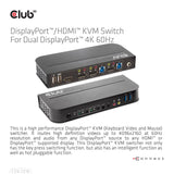 EAN 8719214472238 - CLUB3D CSV-7210 interruptor KVM Negro imagen 8