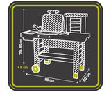 Smoby Garden Kitchen, Juega A La Cocina Gris/Marrón 7600312004