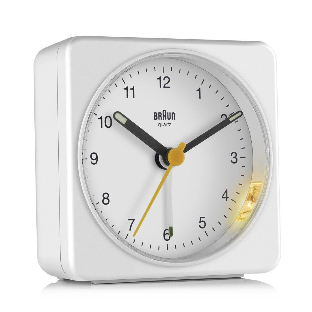 Braun Bc03w Reloj Despertador Analógico Blanco