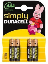 Duracell Pack De 4 Pilas Simply - Lr03 1.5v Alcalina Aaa