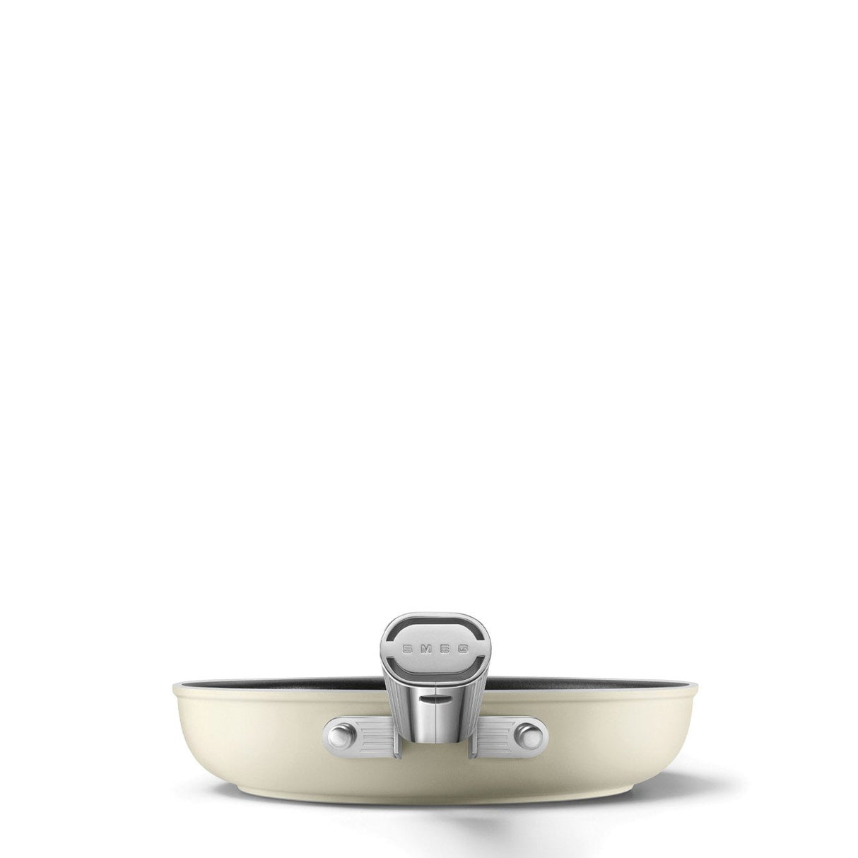 Smeg Fpf2002crm Bratpfanne, 20 Cm, Keramik, Edelstahlgriff, Mattcreme