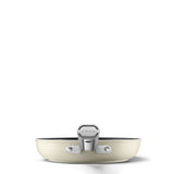 Smeg Fpf2002crm Bratpfanne, 20 Cm, Keramik, Edelstahlgriff, Mattcreme