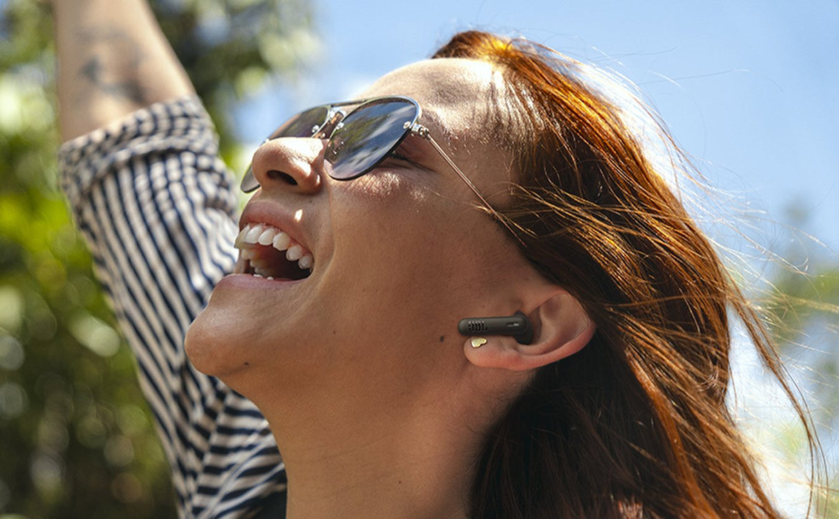 Auriculares Jbl Wave Beam 2 Bluetooth Negro Inalámbricos