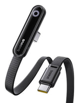 Baseus Type-C Mvp 3 Elbow-Shaped Fast Charging Data Cable 100w, 480mbps, 1m, Black (P10382500121-00)