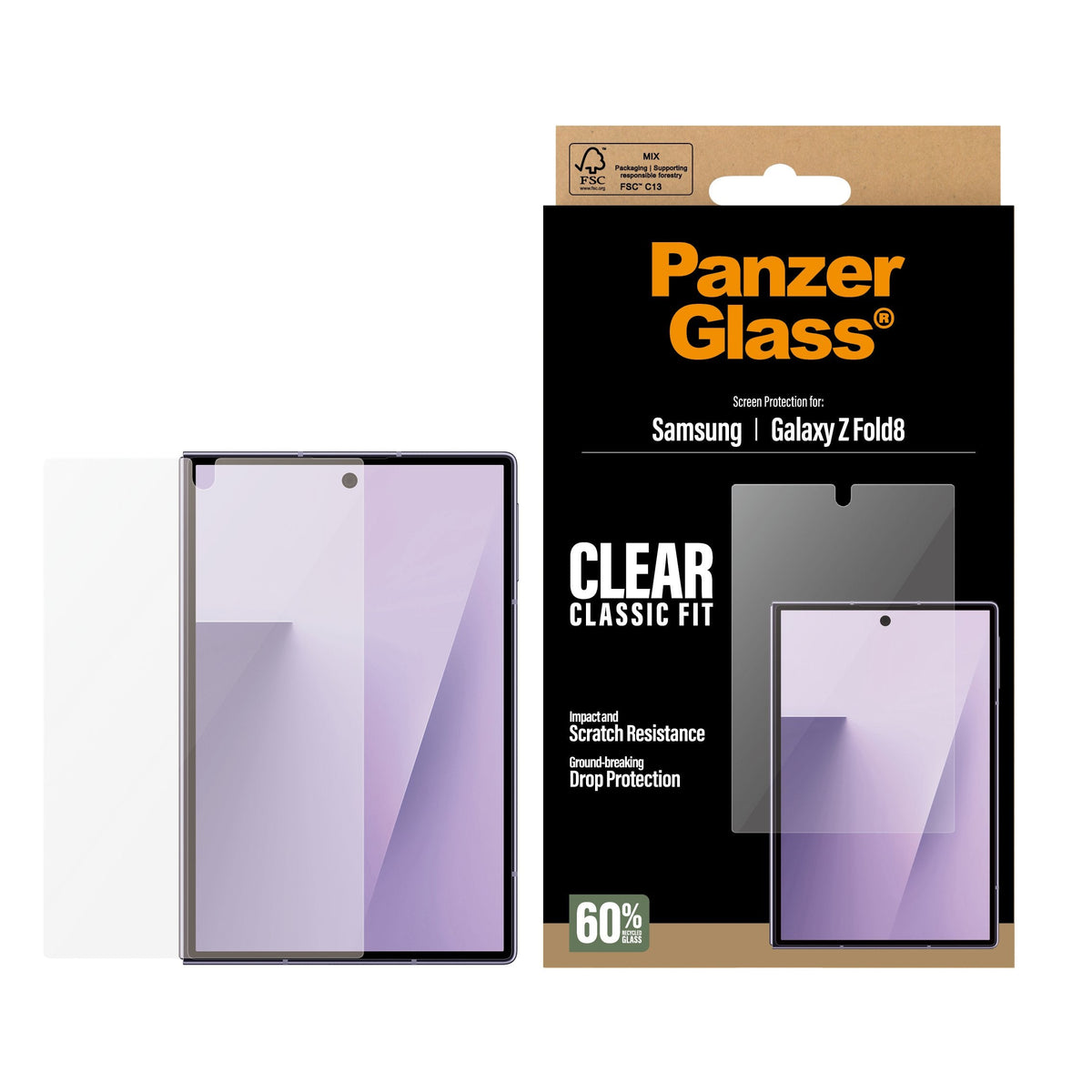 Panzerglass Sub Screen Protector Samsung Galaxy Z Fold8  Classic Fit