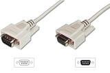 Assmann Electronic Ak-610203-020-E Cable De Serie Beige 2 M Db9
