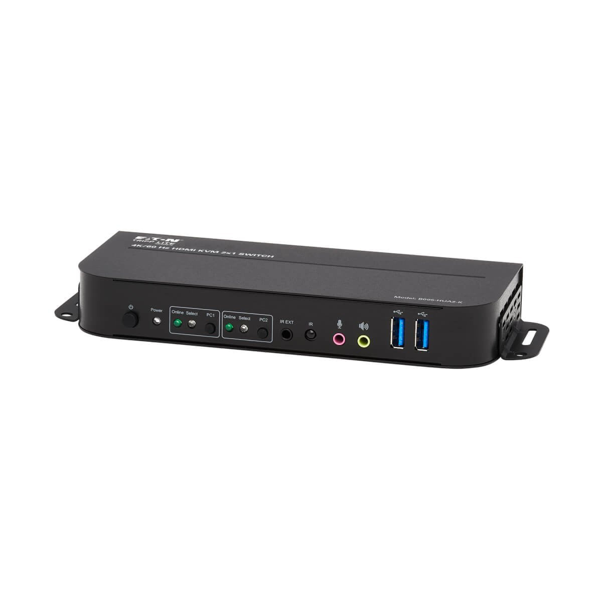 Eaton 2-Port Hdmi Usb Kvm Switch - 4k 60 Hz, Hdr, Hdcp 2.2