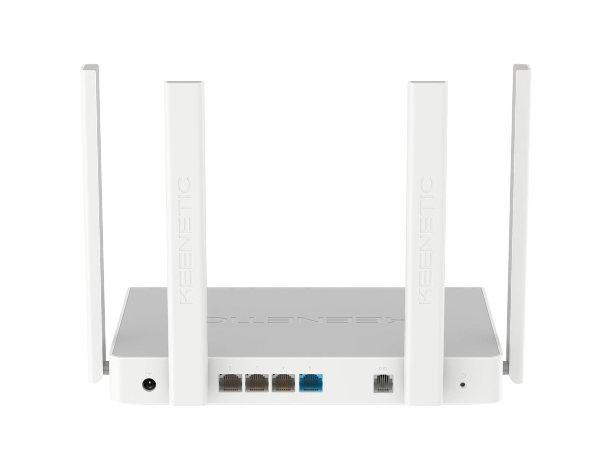 Keenetic Kn-3610 Router Inalámbrico Gigabit Ethernet Doble Banda (2,4 Ghz / 5 Ghz) Gris, Blanco