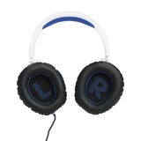 Jbl Quantum 100p Console White + Blue Auriculares Gaming Overear Con Cable