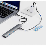 EAN 766623181167 - Manhattan 181167 base para portátil y replicador de puertos Alámbrico USB 3.2 Gen 2 (3.1 Gen 2) Type-C Gri imagen 6