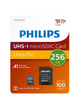 Philips Microsdxc 256gb Class 10 Uhs-I U3 Incl. Adapter