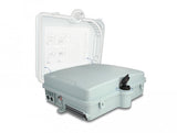 Lwl Verteilerbox Für Innen- Und Aussenbereich Ip65 Wasserfest Abschliessbar 24 Port Grau