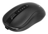 Gembird Dual-Mode 4-Button Wireless Mouse 1600dpi Black