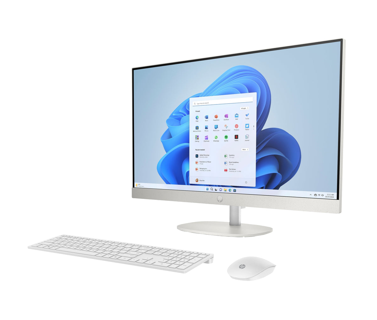 All-In-One Hp 27-Cr0133ns, Intel Core I5-1335u, 16gb, 1tb Ssd, 27", W11 - Blanco