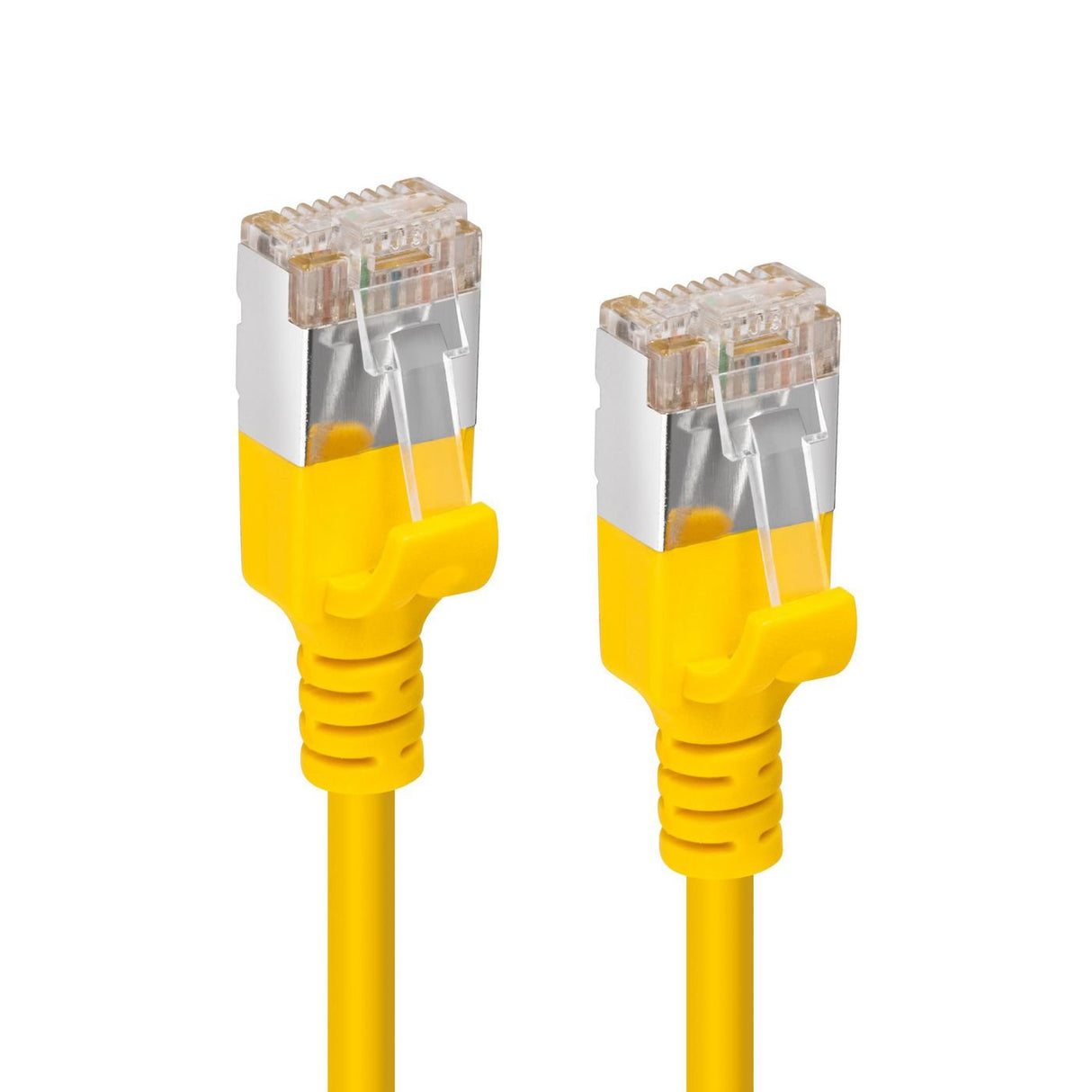 Cat6a U-Ftp Slim, Lszh, 0.15m  Network Cable, Yellow