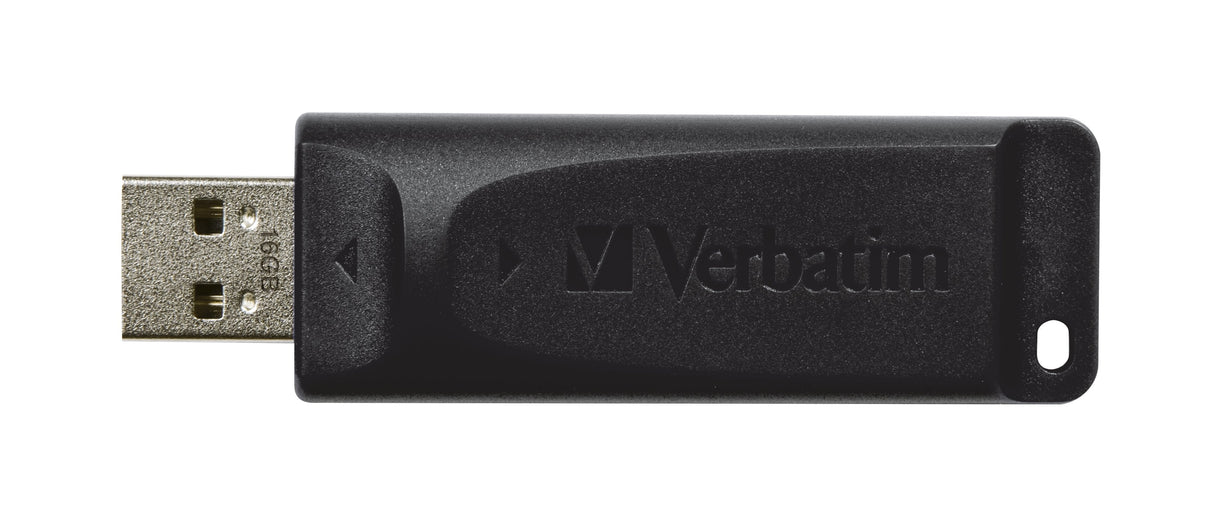 Pendrive Verbatim 2.0 16gb Store'N' Go Slider Negro