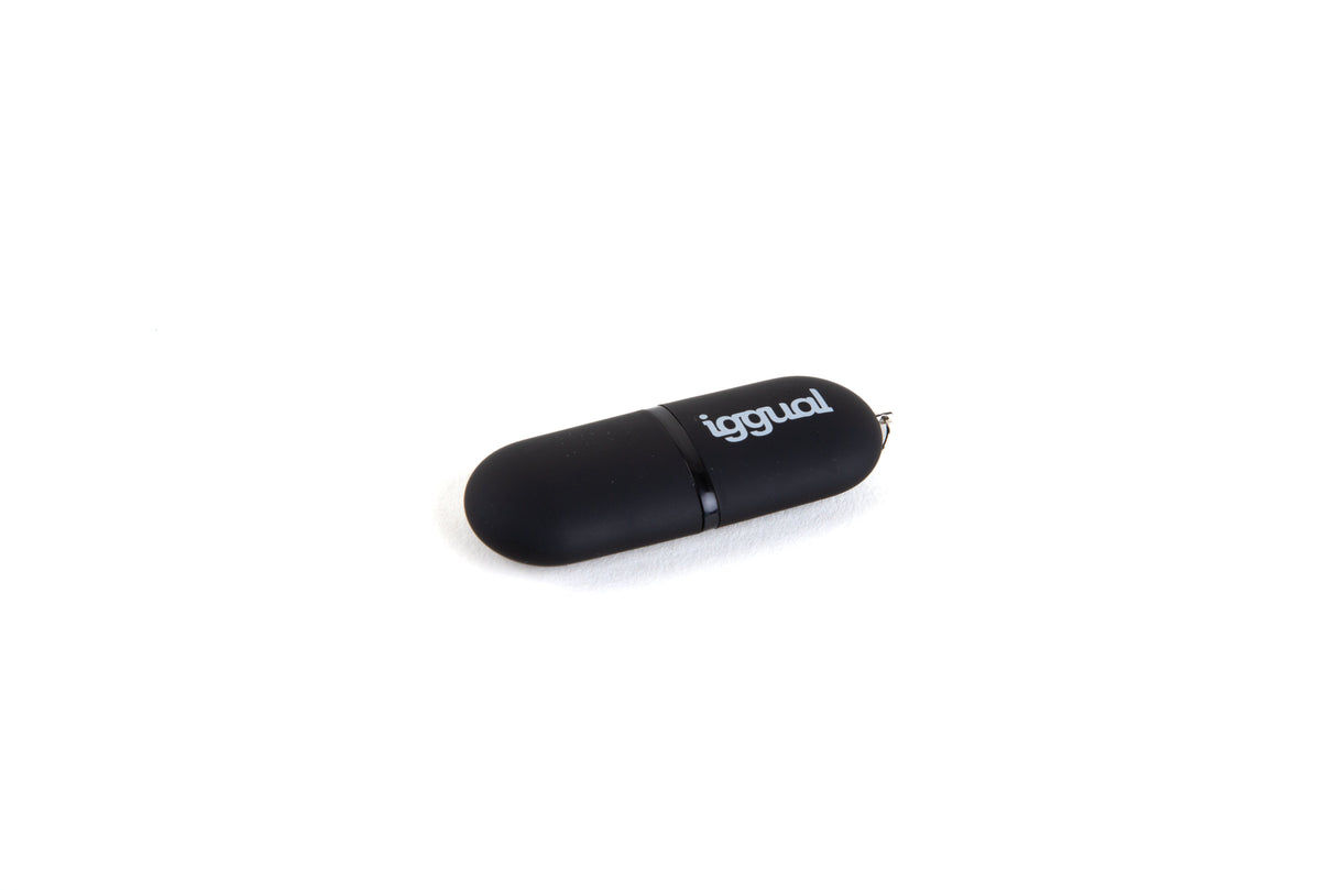 Iggual Lápiz Usb 2.0 16gb Pen16 Negro
