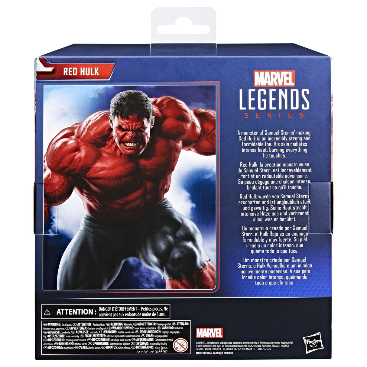 Figura Hasbro Legends Series Captain America Brave New World Red Hulk