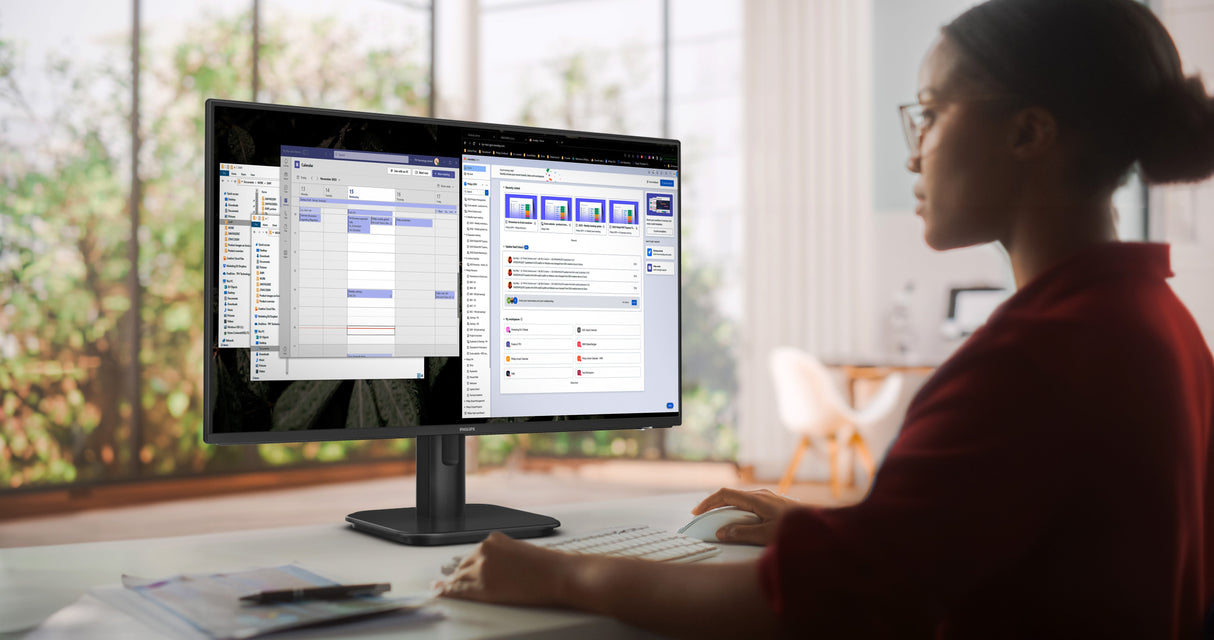 Monitor Philips 27" 275v8la/00 Ips Dp Hdmi Vga Fhd 120hz 1ms 300cd Vesa 2x4w Negro