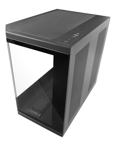 Caja Semitorre Atx Mc3t Core Negro Mars Gaming Int:2x3'5,3x2'5/1xusb3.0/1xusb2.0, 1xusb-C/ Audio In/Out/ Sistema De Gestión De Cableado Interno/ Estructura De Doble Cámara