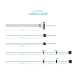 EAN 8433281010260 - TooQ TQAPOLO-500SP unidad de fuente de alimentación 500 W 20+4 pin ATX ATX Plata imagen 5