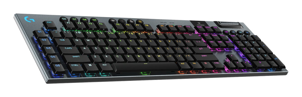 Logitech G915 X Lightspeed, Teclado Para Juegos Negro, Diseño De, Gl Táctil, Interruptores Lineales Gl 920-012697